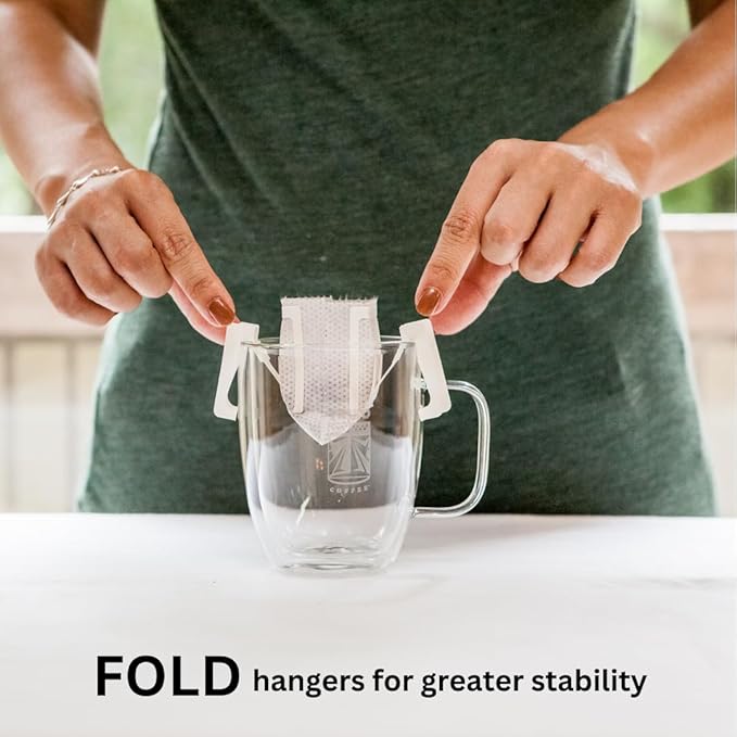 Tribo Coffee Single-Serve Portable Pour Over Drip Coffee - Colombia - 5 Servings Per Box (Medium Roast)