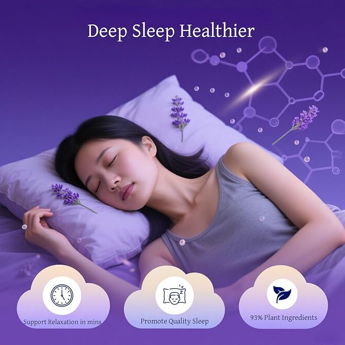 Topical Sleep Aid Gel for Adults Use Before Bed 2-Week Supply in Portable 2g Tube Fast-Absorbing Non-Greasy Formula with Calming Lavender
