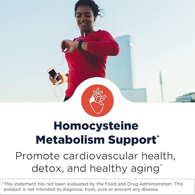 Designs for Health Homocysteine Supreme - Methylated Multivitamin of B Vitamins with Riboflavin B6 B12 Folate L-Serine &amp TMG for Brain Support &amp Healthy Inflammatory Response (120 Caps)