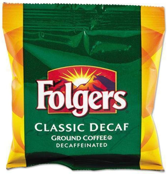 Folgers 06433 Ground Coffee Fraction Pack Classic Roast Decaf 1.5oz 42/Carton