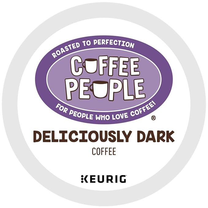 Coffee People Morning Blend Keurig Single-Serve K-Cup Pods Light Roast 72 Count (24 Count Deliciously Dark)