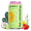 Be Amazing Greens Drink Pink Lemonade Vitamin Drinks With 10 Organic Fruits and Vegetables Coconut Water Vitamin C and Prebiotic Fiber 25 Calories Low Sugar Vegan and Gluten Free 8 Pack