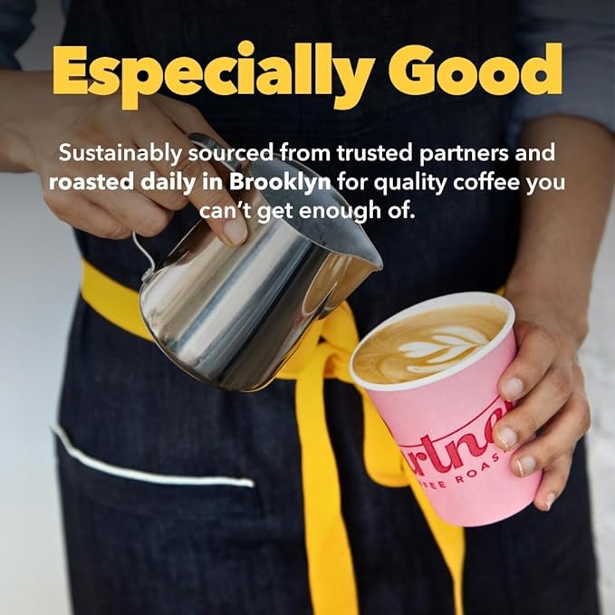 PARTNERS COFFEE ROASTERS - Whole Bean Coffee (Manhattan - Dark Roast) 12oz (2 Pack) - Rich Deep &amp Flavorful Omniroast - Whole Coffee Beans - Lab Tested for Mycotoxins &amp Heavy Metals - Hand R