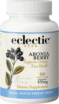 Eclectic Institute Raw Freeze-Dried Organic Aronia Berry Capsules | Supports Heart Immune System Digestive and Urinary Tract Health | 90 CT (450 mg)