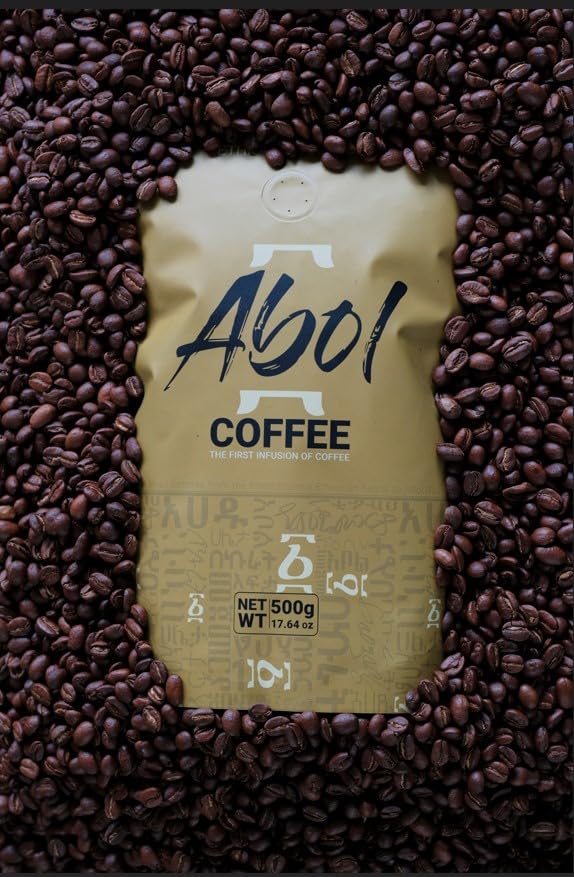 Abol Coffee Premium Ethiopian Arabica Ground Coffee First Infusion 500g Gold Package