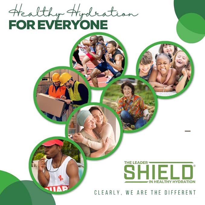 SHIELD Zero | Sugar-Free Electrolyte Replenisher Powder Packets | Natural Ingredients| Clean &amp Clear with no Dyes and No Artificial Sweeteners | Electrolyte Replenisher | Sugar Free Electrolyte Dr