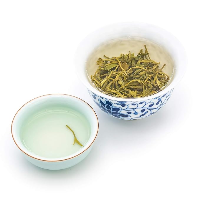 oriarmcha 2025 Dongting Bi Luo Chun Green Tea Loose Leaf - Suzhou Pi Lo Chun Chinese Green Tea Leaves - 900g (2×450g Ziplock Resealable Bags)