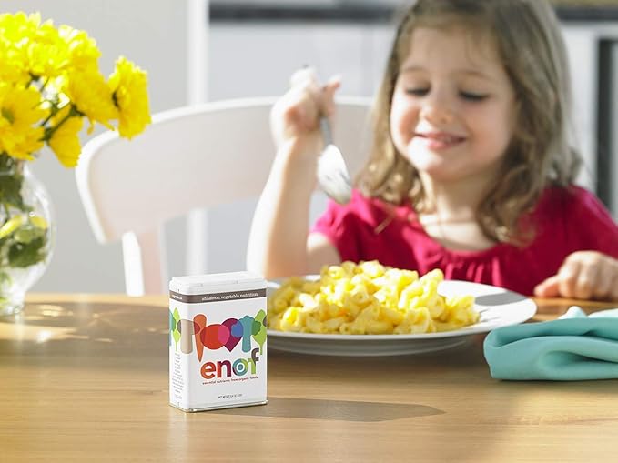 ENOF Organic Fruit and Vegetable Powder Kids &amp Adults | 10 Clean Ingredients - Strawberry Spinach | Gluten &amp GMO Free Vegetable Powder for Kids | 60 Servings 1 Mo. Supply Made in USA