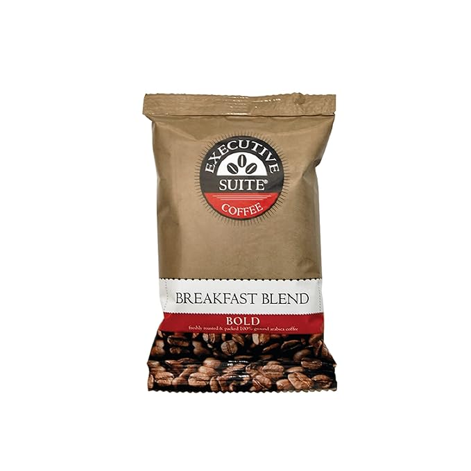 Executive Suite® Breakfast Blend Bold Coffee Packets 1.5 Oz Box Of 42