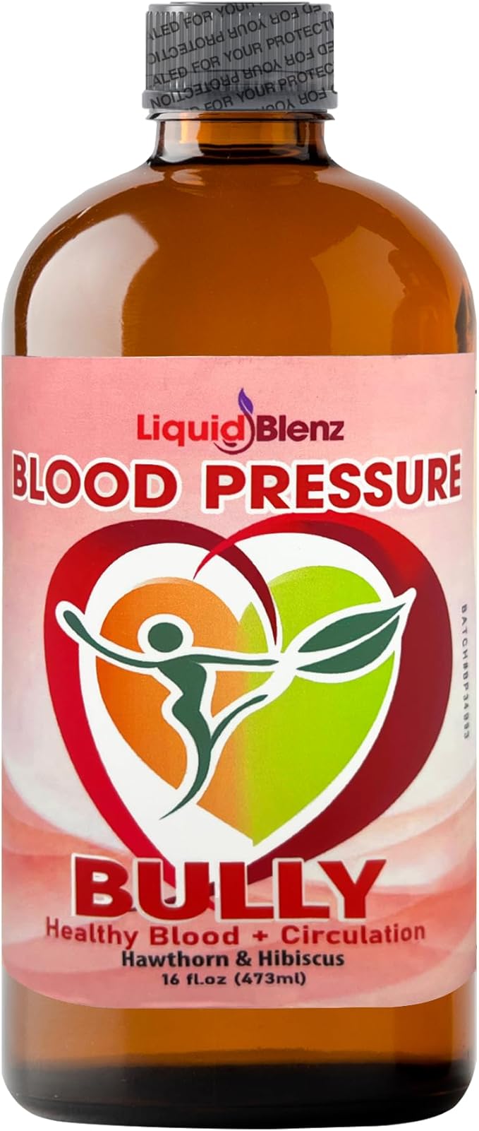 Blood Pressure Bully | Herbal Supplement for Healthy Blood Pressure &amp Circulation Support | 16 fl oz
