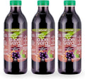 naturae Healthy Aloe Vera Juice – Natural Digestive Health &amp Immune Support – with Elderberry Ginger &amp Stevia – Promotes Stomach Balance &amp Regularity – 3 x 33.8 fl oz
