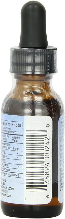 NORTH AMERICAN HERB &amp SPICE OregaDENT Topical Oil - 1 fl. oz. - Healthy Teeth and Gums Support - Oral Health - Freshens Breath - Oregano Clove and Cinnamon Oil - Non-GMO - 220 Total Servings