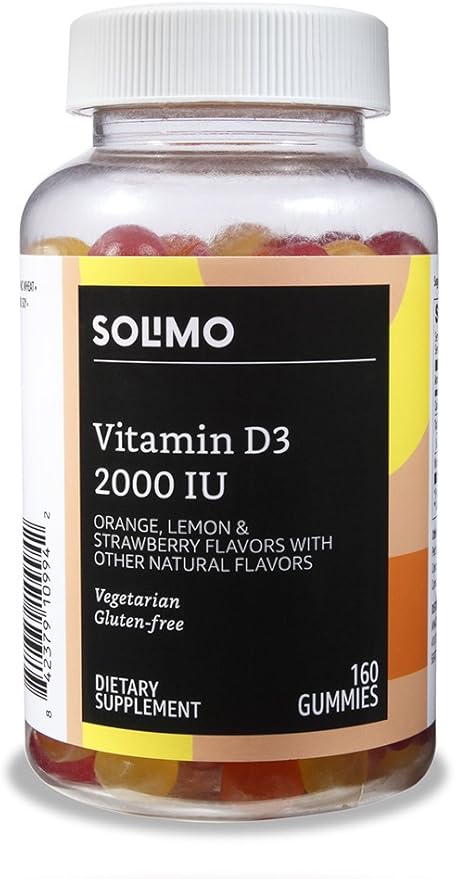 Amazon Basics Melatonin and Vitamin D3 Gummies Bundle (2 Packs)