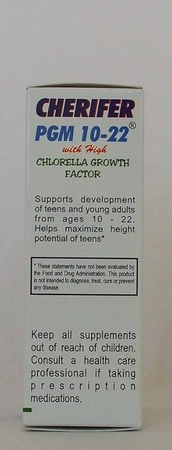 CHERIFER Capsule with Zinc Double Chlorella Growth Factor &amp Taurine PGM 10-22 (30 Capsules)
