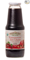 Smart Juice Organic Pomegranate Tart Cherry Juice - 33.8 fl oz (1L) - (Pack of 6)