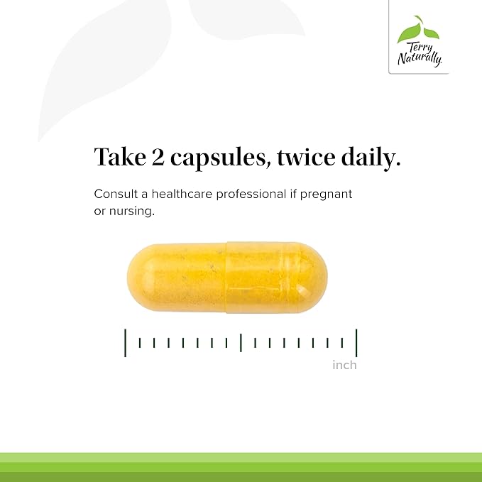 Terry Naturally Healthy Feet &amp Nerves - Herbal Supplement with Bioactive Vitamin B12 - Circulation &amp Nerve Health Support Supplement - Vegan Capsules with Boswellia Serrata - 120 Capsules