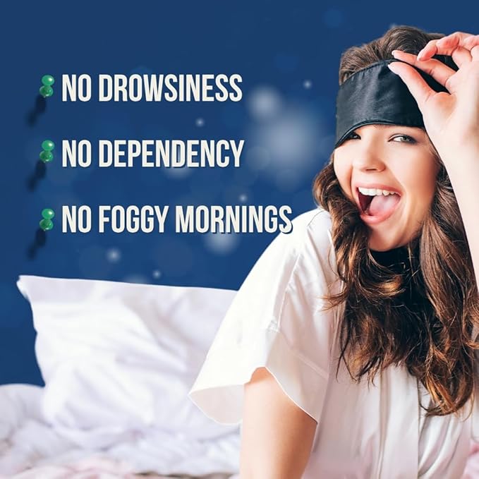 Sleep Formula with L-Theanine GABA Magnesium 5-HTP and More (1-Pack)