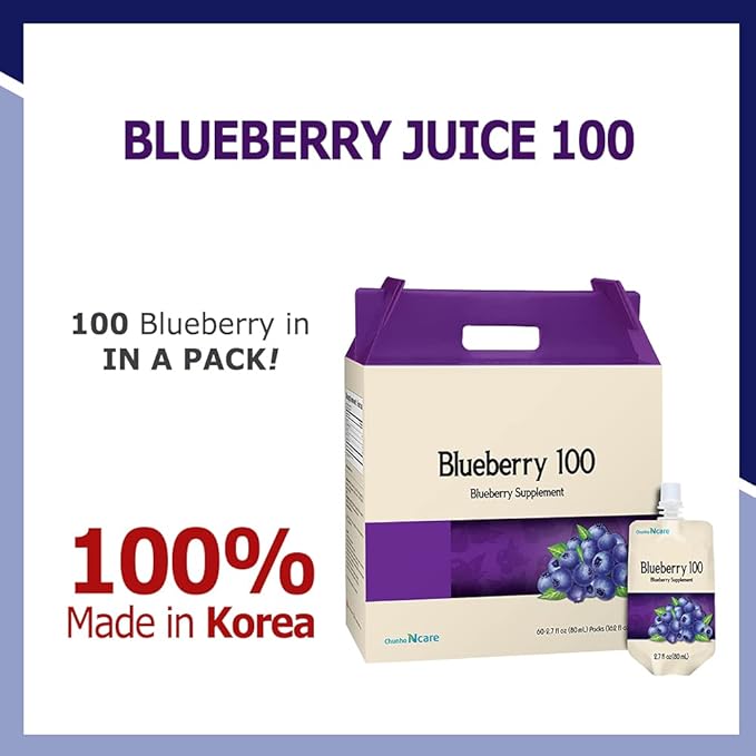 Blueberry 100 Juice (Pack of 60)