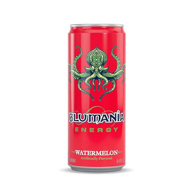 BLUMANIA ENERGY - WATERMELON 8.4 Oz (Pack of 24) No Jitters No Preservatives