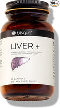 Blisque – Liver Complex Supplement to Detox Cleanse and Repair The Liver | Doctor Approved | Natural Ingredients | Milk Thistle Dandelion and Burdock Root | 90 Capsule Pills