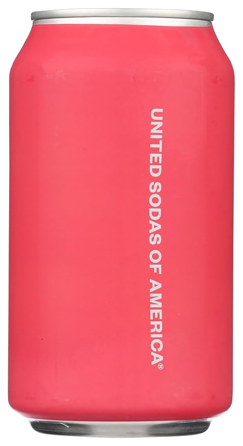 United Sodas Of America Soda Strawberry Basil 12 FO.
