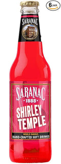 Saranac - Shirley Temple - World Famous Hand-crafted Soft Drinks - 12 oz (6 Glass Bottles)