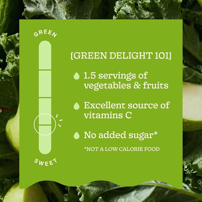 Suja Essentials Organic Green Delight Juice 12 Fluid Ounce -- 6 per case.