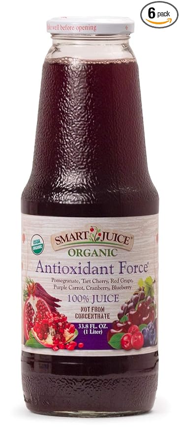 Smart Juice Antioxidant Force Organic Juice - 33.8 fl oz (1L) - (Case of 6)