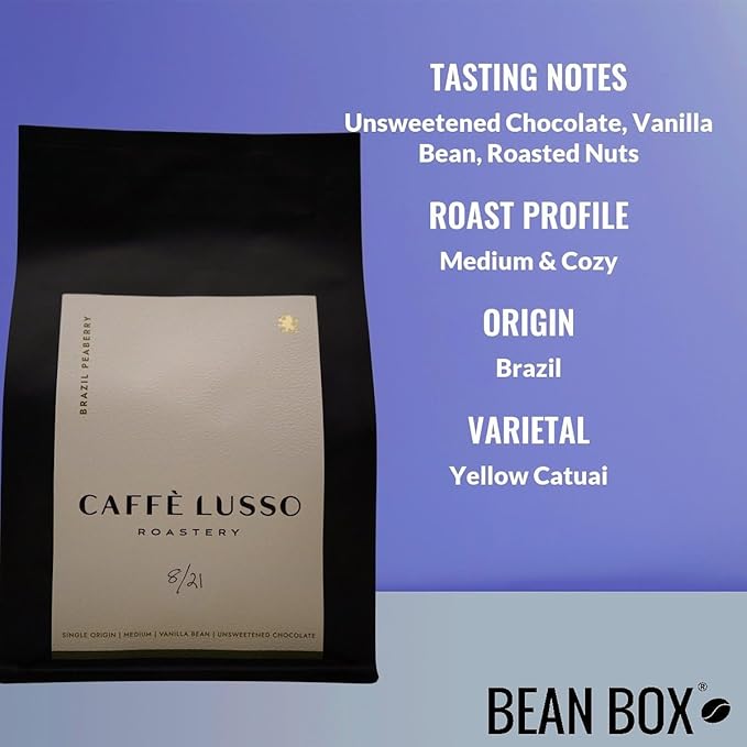Bean Box Sampler - Roasted by Caffe Lusso Roastery 2-Pack Whole Bean Coffee Gourmet Coffee