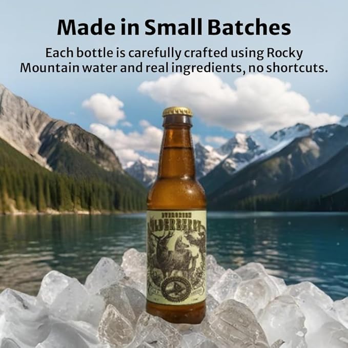 Rocky Mountain Soda 24‑Pack 12 Fl Oz Bottles Small‑Batch Craft Soda Pop Gluten‑Free Vegan Organic Cane Sugar No Preservatives No Added Sodium Grape Soda Pop