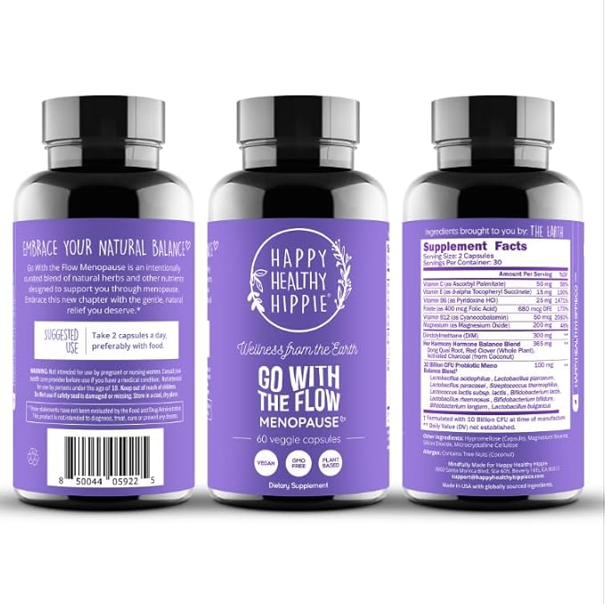 Menopause Supplements for Women – DIM Supplement + Probiotics | Estrogen Metabolism &amp Hormone Balance Support | Perimenopause Relief | Hot Flashes Mood Swings &amp Night Sweats | Dong Quai | 60