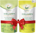 Collagen &amp Bone Broth Collagen Combo – 2 Pack Protein Powder for Women &amp Men – Supports Gut Health Joint Recovery &amp Immunity – Clean Ingredients Keto Friendly