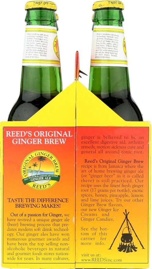 Reed's Inc. Ginger Brew 6x 4Pack