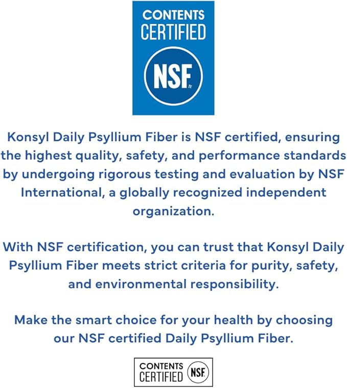 Konsyl Daily Psyllium Fiber Powder - 19oz 90 Servings Natural Unflavored Soluble Dietary Fiber Supplement - Psyllium Husk Prebiotic for Digestive Support and Gut Health - Sugar Free Keto &amp Vega