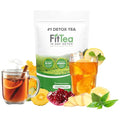FitTea The Original 14 Day Detox Tea with Organic Green Tea ECGC Garcinia Cambogia and Ginger - Colon Detox Cleanse to Help Bloating and Support Metabolism