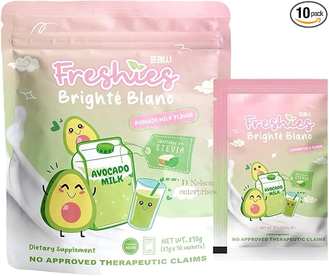 Freshies Avocado Milk 80000mg Hydrolyzed Collagen 10 Sachets