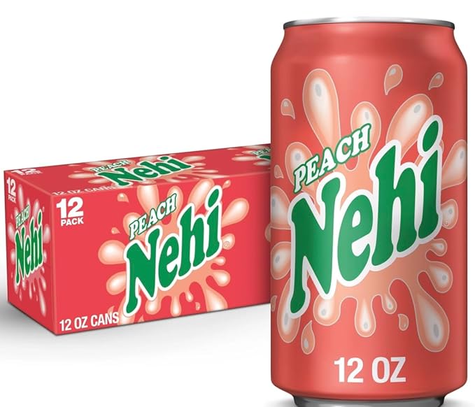 Nehi Peach Soda 12 oz Can 12 Units