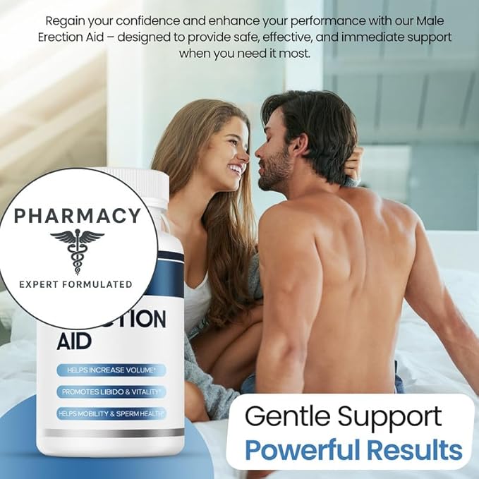 Male Enhancing Supplement – Fast Acting Pills for Men 3rd Party Lab Tested | Testosterone Booster Maca Root EpimediumTongkat Ali | 60 Capsules