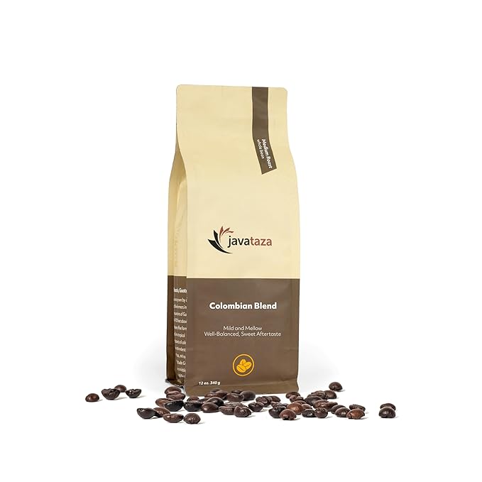 Colombian Blend Coffee -12 oz Fairly Traded Naturally Shade Grown (Ground)