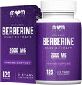 THE MONK Organic Berberine Extract 2000mg - Vegan Non-GMO - Immune Support - Berberine HCL Supplement for Women &amp Men - 120 Capsules