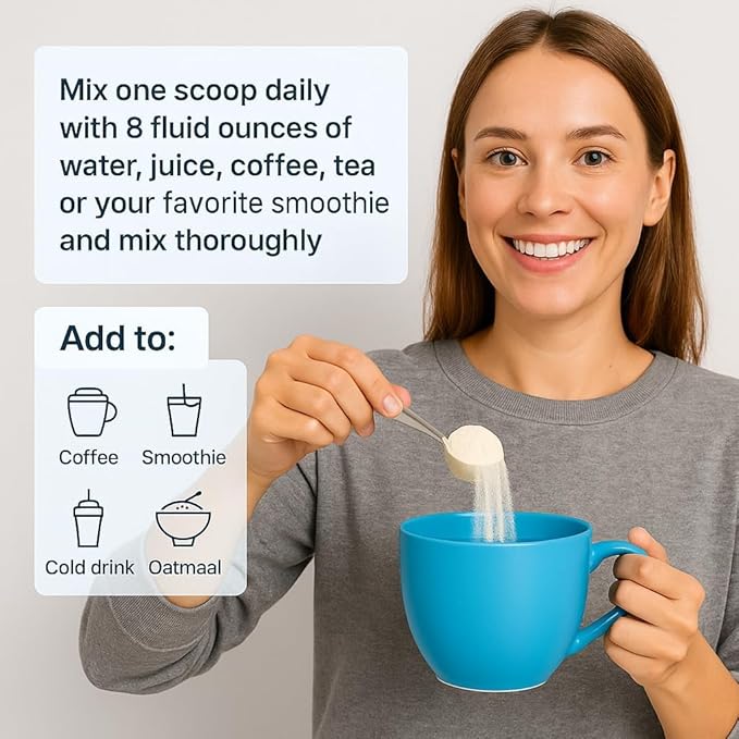 WellPath Multi Collagen Peptides Powder for Women | Renew Multi Collagen Protein for Hair Nails Skin | Hydrolyzed Bovine Marine &amp Chicken Sources | Types I II III V X | 11 oz | 40 Servings