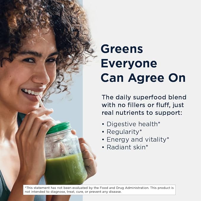 Designs for Health EssentiaGreens and Reds (Unflavored 30 Servings) Vegan Superfood Powder with Spirulina Kale Apple &amp More for Daily Nutrition and Digestive Health