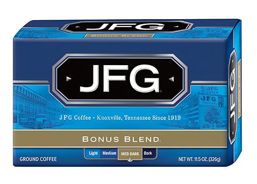 JFG Bonus Blend Medium-Dark Roast Coffee &amp Gardiners Handmade Scottish Fudge Bundle