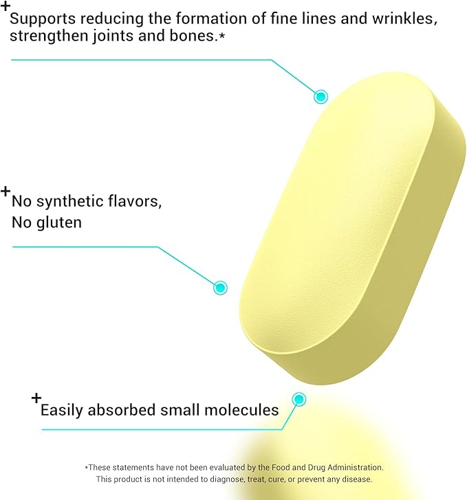 DrBioCare Collagen Peptides for Women Beauty Vitamin &amp Mineral SupplementContains Vitamin D3 Probiotics for Women &amp Collagen PeptidesVitamin B ComplexVitamin E 120 Tablets