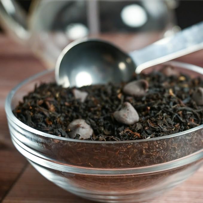 Organic Positively Tea Company Choco Coco Joy Black Tea Loose Leaf 16 Ounce