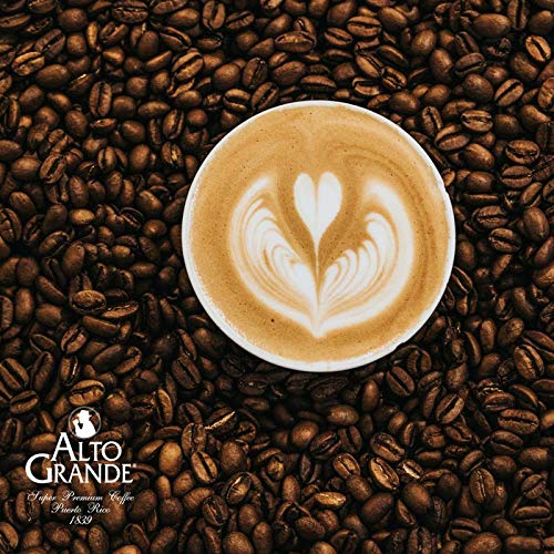 Alto Grande Super Premium Medium-Dark Ground Coffee 8.8 Ounce Canister and Garrido Expreso Dark Roast Coffee 10 Ounce Canister Arabica Puerto Rico Variety Bundle