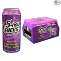 5-hour ENERGY Extra Strength Energy Drink | Grape Flavor 16 oz. Cans 12 Count Sugar-Free &amp Zero Calories Vitamins Amino Acids Contains Carbonation 230mg of Caffeine 192 ounces (16 Fl Oz (Pack of 1