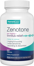 Tinnitus Relief Supplement - Auditory &amp Ear Health Support - Promotes Clear Sound - Aids in Reducing Ringing - Juniper &amp Hawthorn Berry Garlic Hibiscus Vitamin C B-3 6 &amp 12 (60 Capsule