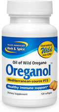 NORTH AMERICAN HERB &amp SPICE Oreganol P73 120 Softgels - Immune System Support - Unprocessed Vegan Friendly Wild Oregano - Mediterranean Source - Non-GMO - 120 Servings