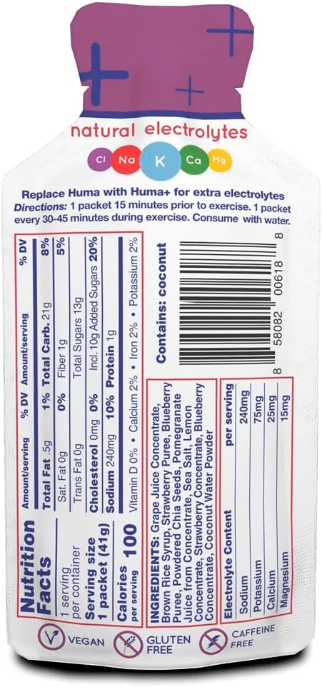 Berry &amp Pomegranate Energy Gel by Huma